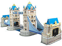 Playtastic Faszinierendes 3D-Puzzle "Tower Bridge" in London, 41 Puzzle-Teile; Geduldspiele aus Holz, Profi Kugel-Achterbahn-Bausätze Geduldspiele aus Holz, Profi Kugel-Achterbahn-Bausätze 
