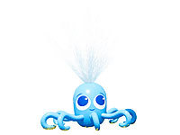 Playtastic Aufblasbarer Oktopus mit integriertem Wassersprinkler für Kinder; Kindermotorräder Kindermotorräder Kindermotorräder Kindermotorräder 