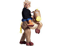 Playtastic Selbstaufblasendes Kostüm "Wilder Cowboy"; Selbstaufblasende Kostüme 