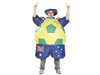 Playtastic Selbstaufblasendes Fan-Kostüm "Australien"