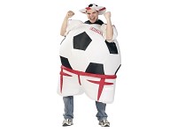 Playtastic Selbstaufblasendes Fan-Kostüm "England"; Selbstaufblasende Kostüme 