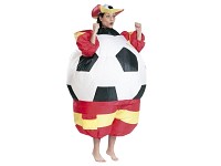 Playtastic Selbstaufblasendes Fan-Kostüm "Spanien"