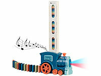 Playtastic Domino-Zug Spielzeug-Set mit 80 farbigen Domino-Steinen, Licht und Ton; Kinetischer Sand Kinetischer Sand Kinetischer Sand Kinetischer Sand 